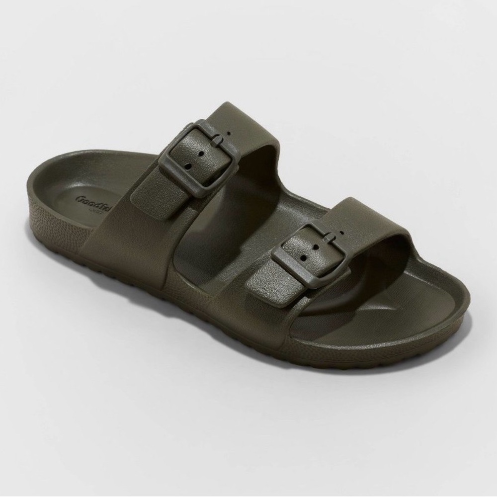 NWOT Men’s Carson Two Band Slide Sandals